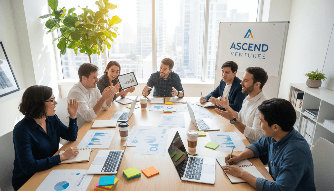 Startup Founders in Strategic Planning Meeting